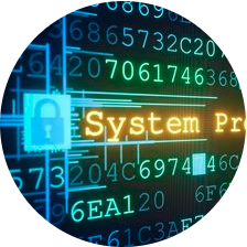 computer screen with locker